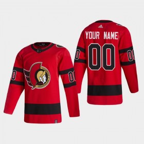 Män Ishockey Ottawa Senators tröja med eget tryck 2020-21 Reverse Retro Authentic